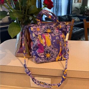 NWOT Vera Bradley Disney Mini Original Tote Rapunzel Medallion in Nylon